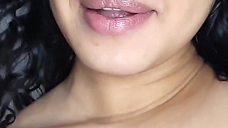 Naughty Girl in Yoga Pants Sucking Dick and Receiving Cum in Mouth