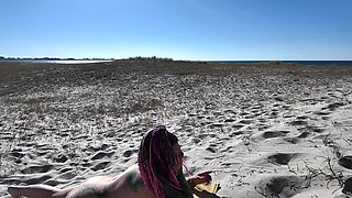 Pup Gets Fucked on the Beach