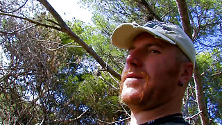 The young brunette slut gets her pussy stuffed on the beach