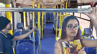 I Got Fucked on Public Transport and He Cummed on Me and Left My Ass Creamy