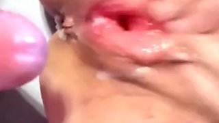 Wife came home from the gym with a creampie in her pussy sloppy seconds