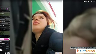 NaughtyKristina Lustful drama at stripTango