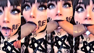 Wednesday Degrading Double Face Fuck