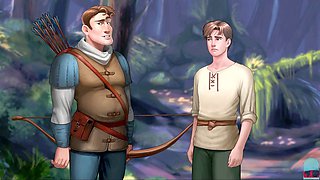 Gaming with big boobs - roleplay and fun in a porn game