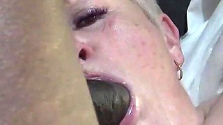 Maid to Please! Interracial Couple MMF 3sum with the Window Cleaner