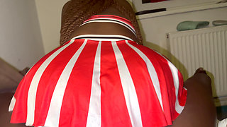 Young sexy American majorette fucks and takes a creampie by BBC of stepdad