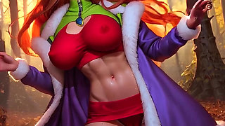 Sexy Redhead Stepsister Teasing You! Big Boobs and Hard Nipples