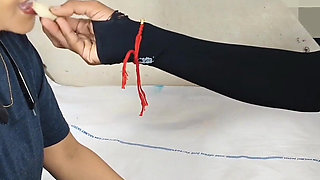 Happy Rakhi Stepbrother Give Gift on a Rakhi Fastival