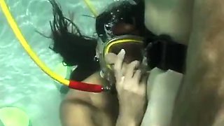 Asian Scuba Pool Fuck