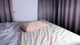 Amateur Teen with Huge Dildo Masturbating on Webcam