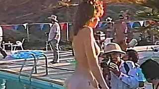 Retro porn video with a brunette babe getting fucked hard