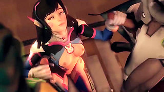 Dva Entertaining Soldier 76 Sex