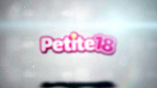 Small tit brunette gives blowjob to a big cock