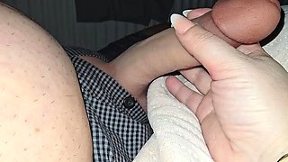 Step Mom Roxy BigTits1 Jerks Step Son's Huge Cock - Handjob Fun