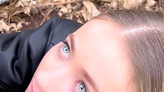 Hot amateur teen blowjob and facial HD video