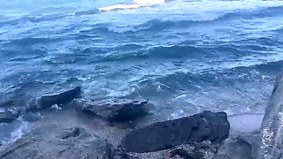 Beach Pissing, Dildo Fucking and Squirting