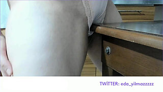 I Caressed My Pussy with the Table