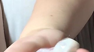 Full Video!!!! Beautiful Handjob with Condom