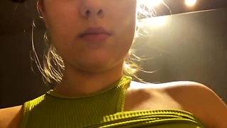 Train and Masturbate in the Gym