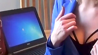 Office Slut Seduces Her Boss for a Raise - Shameless Cock Tease