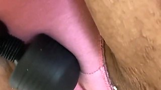 Stimulating My Clit with Powerful Wand
