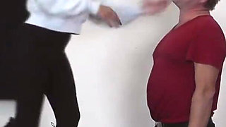 Natasa Slap and Kick the Slave's Face!