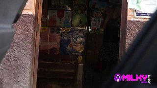 Milky Peru featuring Yorgelis Carrillo's creampie porn