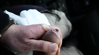 Outdoor Masturbation with My Big Cock