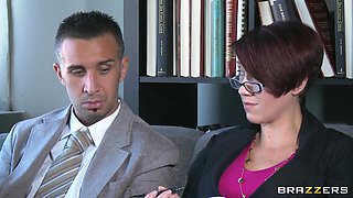 Blowjob Interview With Krissy Lynn, Keiran Lee - Brazzers