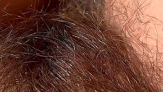 Trimming My Bush and Leg Hair Closeup