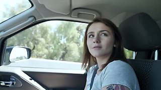 Taxi Driver Gets Some Teen Tushy