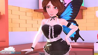 Foxie2k's animated fairy gives my dick a magical blessing