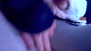 Squirting with Leggings on