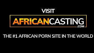 Cute 19yo African Girl In First Casting