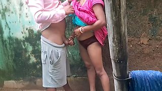 Stepbrother Fucks Komal Hard Outdoor in Rough Indian Sex Scene