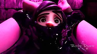 Mei's Final Corruption Part 3 - Hogtied Hentai 3D Sex with Rope and Goo by TheRopeDude