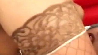 Latina takes big cock in her ass