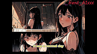 My Step Brother Was Watching Me at Shower and He Took My Virginity