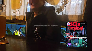 She's having fun in a bar with her remote-controlled toy to the sound of Stranger Things. She asks them to stop... r&hellip;