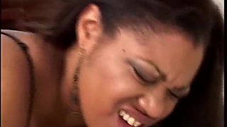 Tattooed Black Babe Gets Her Wet Bush Drilled And Eaten By A Bbc On The Bed