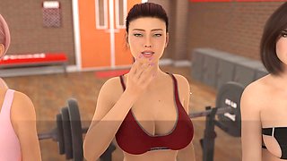 Hot blonde Mia gets down and dirty in a wild three-way wrestling match