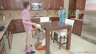 Homecare Cucking Threesome Caper With Juan Loco, Sally D'angelo, Ebony Mystique - Brazzers