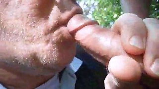 Outdoor Gay Fun with Amateur Couple