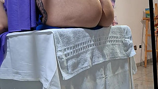 The Gynecological Exam Ends with the Patient's Orgasm and the Doctor's Cumshot.