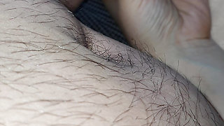 Step mom handjob step son dick making him hard for her pussy