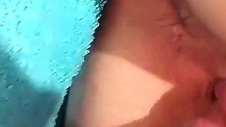 Quickie on the Washing Machine - Creampie!