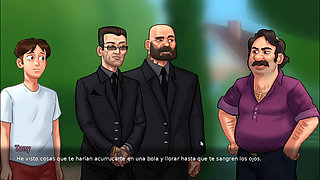 Comfort to My Stepmom - Summertime Saga