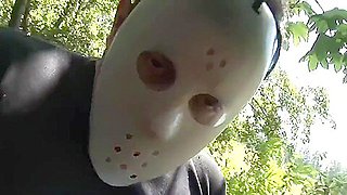 Public Has Anal Sex With A Masked Man With Claudia Rossi