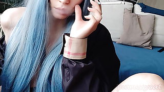 Alt Girl smoking and showing her pussy (ask me for full vid)