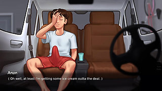 Hentai cartoon character in summer time saga new